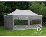 Dancover - Pop up gazebo FleXtents Pop up canopy Folding tent pro 3x6 m Latte, incl. 6 sidewalls - Latte 5710828900349 5710828900349