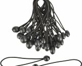 30pcs Bungee Cords Rubber Bungee Cords with Ball for Tarp Gazebo Tent Awnings Garden Fence Attachment Greenhouse Cover Attachment Trailer Cover Y0051-UK2-230208-3723 7426050529040