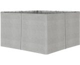 3 x 4(m) Universal Gazebo Replacement Sidewall Set w/ 4 Panels, Grey - Light Grey - Outsunny 5056534568122 5056534568122