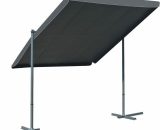 Vidaxl - Gazebo with Tiltable Retractable Roof 350x253x196 cm Anthracite Anthracite 8718475711469 8718475711469