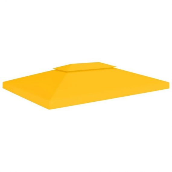 Vidaxl - 2-Tier Gazebo Top Cover 310 g/m² 4x3 m Yellow Yellow 8720286115879 8720286115879