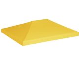 Gazebo Top Cover 270 g/m² 4x3 m Yellow Vidaxl Yellow 8720286115930 8720286115930
