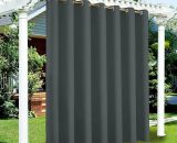 Waterproof Blackout Door Curtain for Outdoor, Garden, Patio, Gazebo with Grommets for Sliding Door,1 Panels, 132X137cm BAY-26636 6286528500176