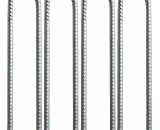 30 cm - Galvanized steel rebar pegs - U-shaped anchor pegs - Anchor pegs for tents, gazebos, castles, tents, trampolines, trampolines, football nets, BRU-28483 6286609538036