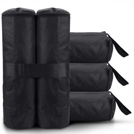 4 Pack 30 lbs Gazebo Leg Weight Bags for Pop Up Tent, Instant Outdoor Tent Leg Sandbags (Sand Not Included) LIU-070516