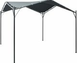 Gazebo Pavilion Tent Canopy 3x3 m Steel Anthracite - Hommoo DDvidaXL47962_UK