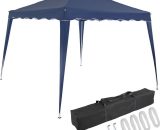 Pavilion 3x3m Gazebo Marquee Awning uv Protection 50+ Water-resistant Foldable Bag Folding Capri Party Tent Garden Patio Festival Pop Up Tent Blue 100946 4250525305128