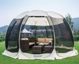 Alvantor - Pop Up Gazebo Event Shetler, 12-15 Person Instant Mosquito Netting Camping Dome Tent, uv 50+ Canopy Screen House for Garden, Patio, 90200000000000 304369479812