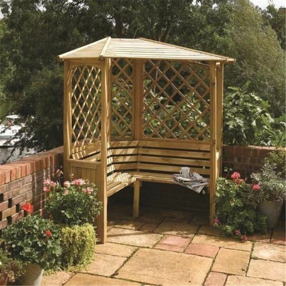 Cheshire Arbours+gazebos+arches(r) - Deluxe Balmoral Arbour 35405 792273863542