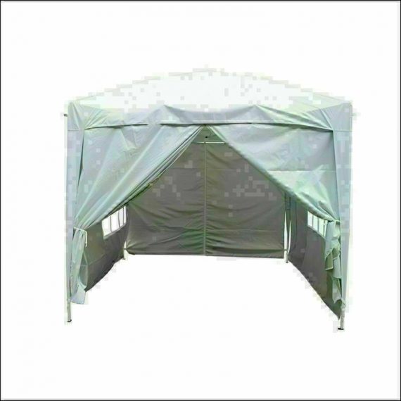 3 x 3m Garden Pop Up Gazebo Marquee Patio Canopy Wedding Party Tent - White 700-0091 5056391901438