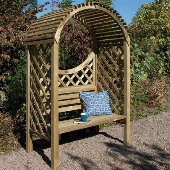 Cheshire Arbours+gazebos+arches(r) - Deluxe Keswick Arbour 35424 792273863733