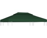Devenirriche - Gazebo Cover Canopy Replacement 310 g / m Green 3 x 4 m - Green MM-0787