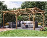 Dunster House Ltd. - Wooden Pergola Garden Plants Frame Utopia 4m x 3m (13' x 10') 8001 5055438719579