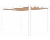 Beige canopy roof for 3x4m Condate gazebo - pergola replacement canopy, replacement canopy - Beige PGA3X4ROOFBG 3760287185162