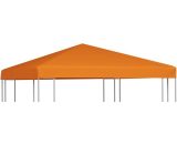 Devenirriche - Gazebo Top Cover 310 g/m 3x3 m Orange - Orange MM-41427