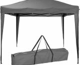 300 x 245cm Gazebo Party Tent in Grey with Storage Bag for Outdoor Use FD1000410 8719987405921