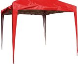 3x3m Garden Gazebo Top Cover Replacement Tent Canopy Red 614APG30RE-TC 7425650346316
