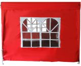 2.5x2.5M Pop Up Gazebo Side Panel Wall Only,1 Piece Red with Window 614APG25RE-SCWD 7425650344978