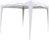 Garden Tent Gazebo Top Cover Roof Replacement Fabric Canopy 3x3m White 614APG30WT-TC 7425650346323