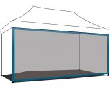 Mosquito net cover 3X4,5 for garden gazebo. Mosquito net with blue Velcro TZBL-GRGX-3X4 8051160939312