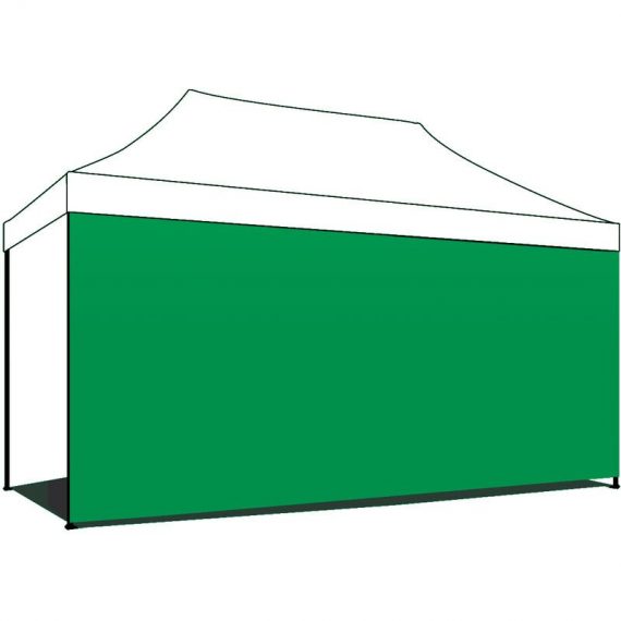 Side canvas for garden gazebo 3X4,5 m Canvas with velcro various colours green TLGR-GRGX-3X4 8051160939299