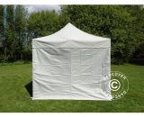 Pop up gazebo FleXtents Pop up canopy Folding tent PRO 3x3 m Silver, incl. 4 sidewalls - Silver 5710828210967 5710828210967