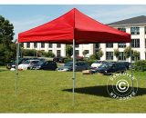 Dancover - Pop up gazebo FleXtents Pop up canopy Folding tent pro 3x3 m Red - Red 5710828211117 5710828211117
